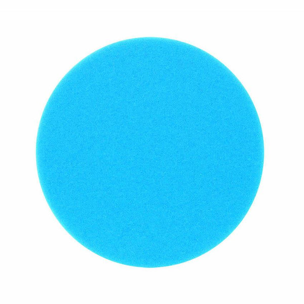 Buff And Shine 5" Blue Soft Polishing Flat Faced Foam Pad