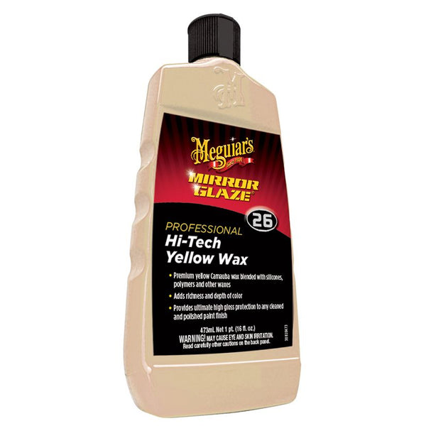 Meguiar's Mirror Glaze Hi-Tech Yellow Wax - 16 oz